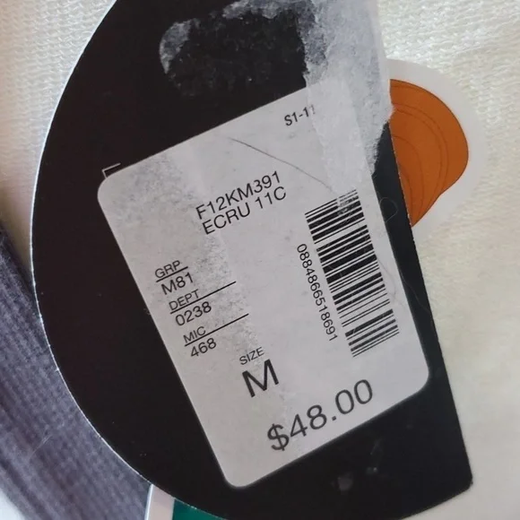 Half Moon by Modern Movement hoodie pullover SZ Medium Ecru NWT - Picture 5 of 12